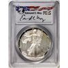 Image 1 : 1995-W $1 Proof American Silver Eagle Coin PCGS PR69DCAM Edmund Moy Signature