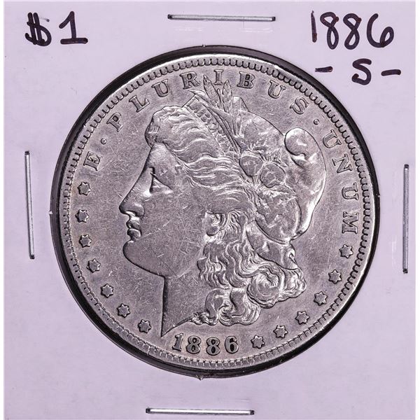 1886-S $1 Morgan Silver Dollar Coin
