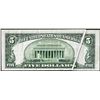 Image 2 : 1953B $5 Silver Certificate Gutter Fold Error