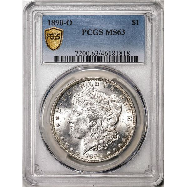 1890-O $1 Morgan Silver Dollar Coin PCGS MS63
