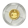 Image 1 : 2022 Somalia Republic African Wildlife Elephant 20 Shillings 1/50 oz Gold Coin