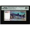 Image 1 : 2017 Djibouti Central Bank 40 Francs Note Pick# 46a PMG Superb Gem Uncirculated 69EPQ