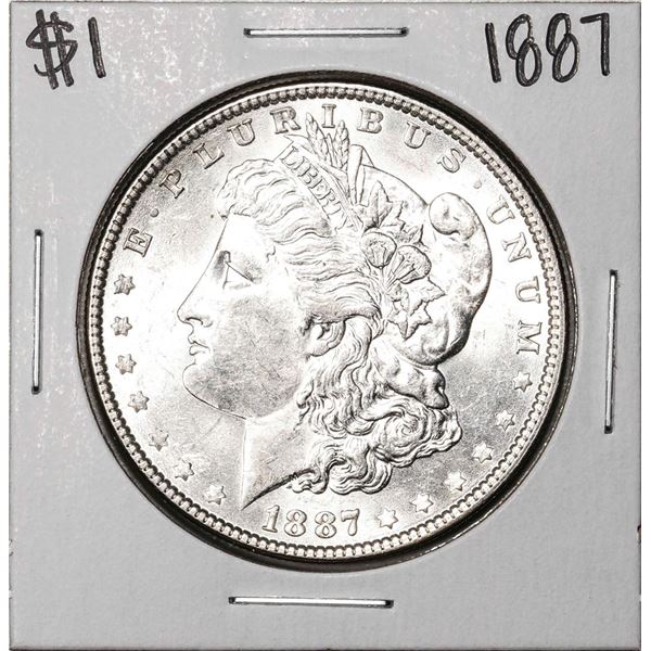 1887 $1 Morgan Silver Dollar Coin