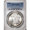 Image 1 : 1887 $1 Morgan Silver Dollar Coin PCGS MS64