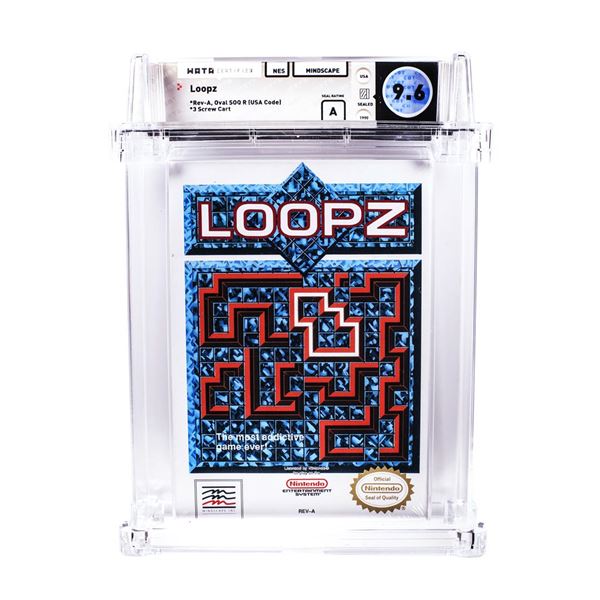 Loopz NES Nintendo Sealed Video Game WATA 9.6/A
