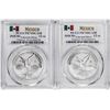 Image 1 : Lot of (2) 2018-Mo Mexico Proof 1/2 oz Silver Libertad Coins PCGS PR70DCAM