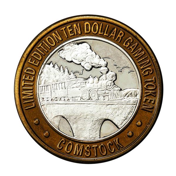 .999 Silver Comstock Hotel and Casino $10 Casino Limited Edition Gaming Token