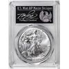 Image 1 : 2021-(S) Ty. 1 $1 American Silver Eagle Coin PCGS MS70 Cleveland Signature FDOI