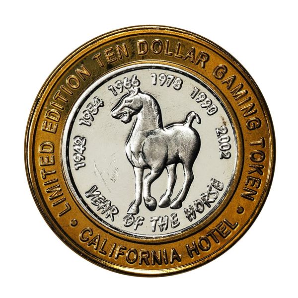 .999 Silver Sam Boyd's California Las Vegas $10 Casino Limited Edition Gaming Token