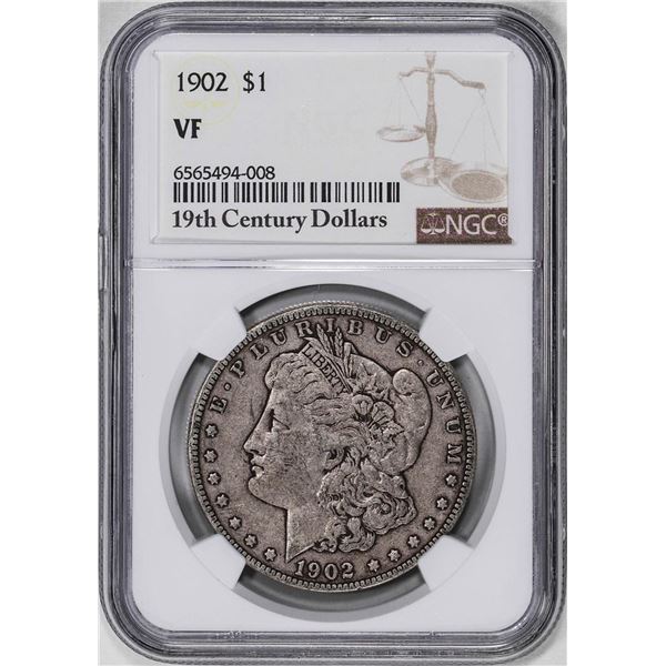 1902 $1 Morgan Silver Dollar Coin NGC VF