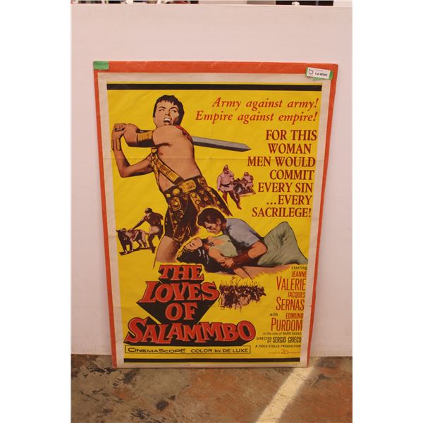 *The Love of Salammbo Original Movie Poster (27x41)