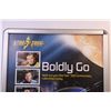Image 2 : *Framed Star Trek " Boldly Go" Canada Post Stamps Promotional Poster (22x28)