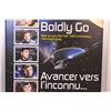 Image 3 : *Framed Star Trek " Boldly Go" Canada Post Stamps Promotional Poster (22x28)