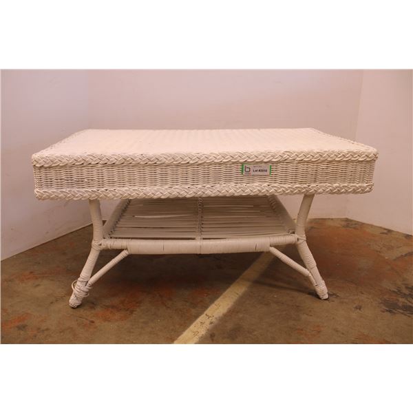 *Wicker Coffee Table (20x34x17)
