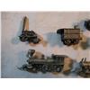 Image 2 : (7) Pewter Miniature Train Cars and Engines