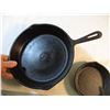 Image 2 : (2) Cast Iron Frying Pans- 9.5" and 6"