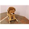 Image 2 : *Rocking Lion-has some paint stains-16" tall to back, 20" tall total