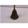 Image 5 : (2) Brass Sconces and Brass Bell