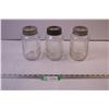 (3) Nabob Glass Jars