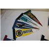 Image 2 : 2X the Bid Price (8) NHL Mini Pennants