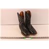 Image 1 : Dan Post Genuine Ostrich Cowboy Boots (Size 11)
