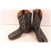 Image 2 : Dan Post Genuine Ostrich Cowboy Boots (Size 11)