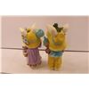 Image 4 : (2) Porcelain Rabbit Figurines