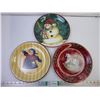 Image 1 : (3) Christmas Plates