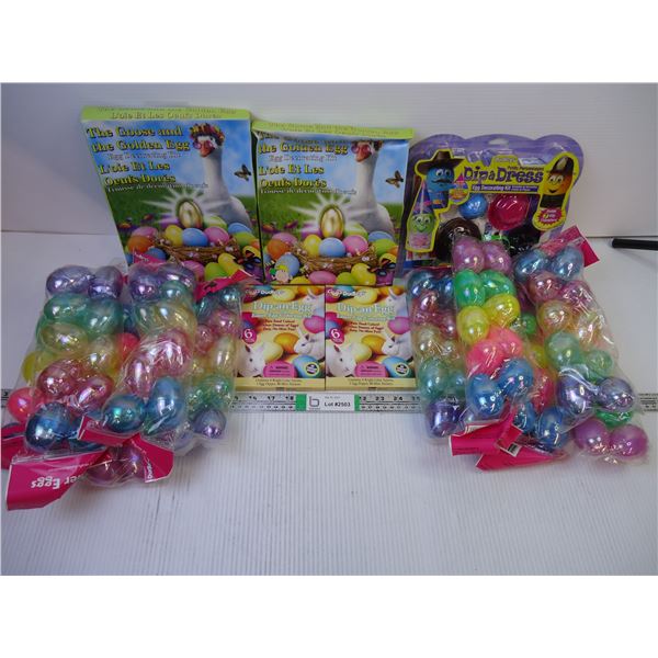 (5) Easter Egg Kits and (10) Pkgs. Filler Eggs