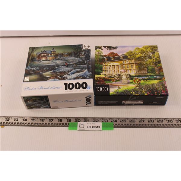 (2) 1000 Piece Puzzles