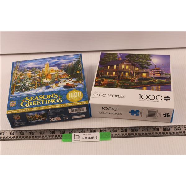 (2) 1000 Piece Puzzles