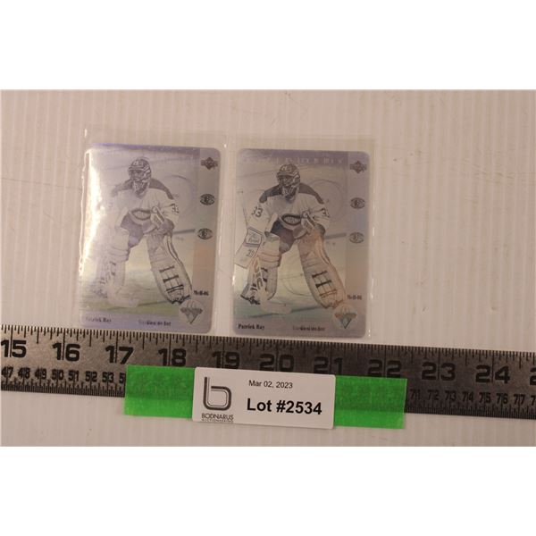 (2) 1991 Holographic Patrick Roy Cards