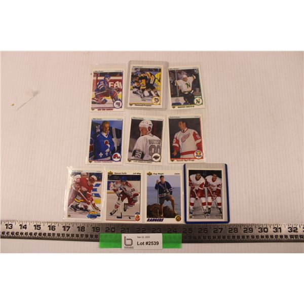 (4) 1991 Hockey Cards + (6) 1990 Hockey Cards