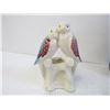 Image 3 : Plastic Granny Bank - (3) Ceramic Birds