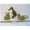 (3) Brass Pieces