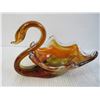 Image 3 : Art Glass Swan Dish