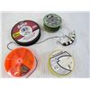 Image 5 : Nascar Bag - (3) Suction Cups - Fishing Supplies - Lamp - Assorted Items