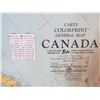 Image 2 : *Vintage Map of Canada ( 38 1/2" x 48")