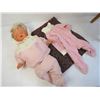 Image 4 : Vintage Doll w/Highchair - Blanket & Outfit