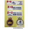 Image 2 : Lot of 3 Sheets (Double Sided) of Military Stickers/ Decals
