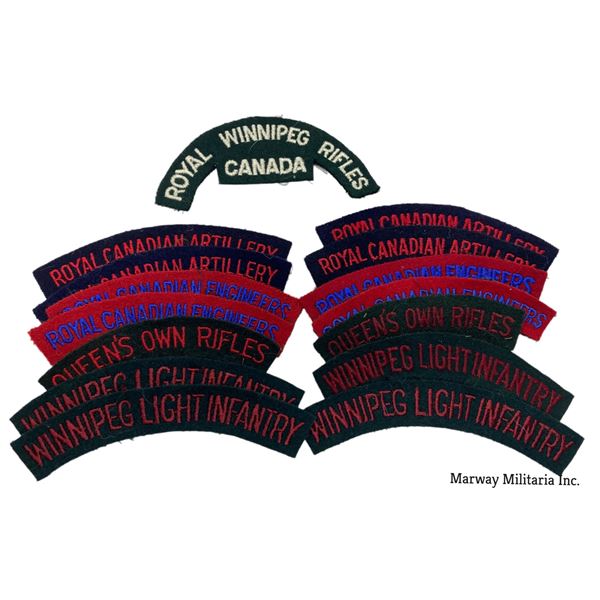 Canadian Military Patch Lot