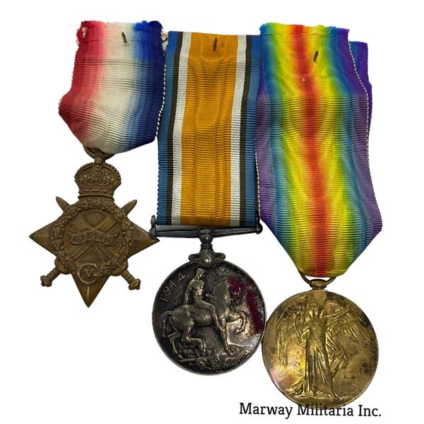 WW1 Medal Trio Set. Royal Field Artillery