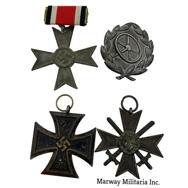 Lot of WW2 era German Nazi Badges