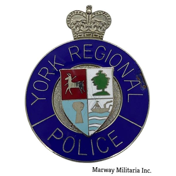 Canada York Regional Police Badge