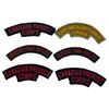 Lot of 6, Canadian Cloth Shoulder Flashes