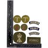 Image 3 : Lot of 9, WW2 era Cloth Insignia
