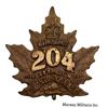 WW1 CEF 204th Battalion Cap Badge