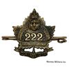 WW1 CEF 222nd Battalion Sweetheart Pin Badge