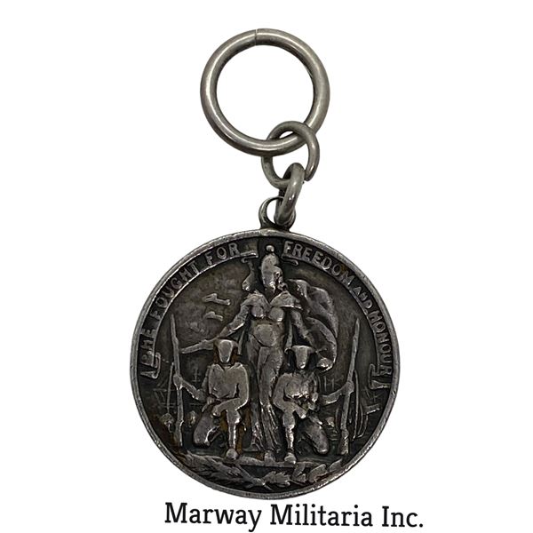 WW1 CEF Welcome Home Medallion for Keewatin Ontario