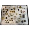 Tray Lot of Militaria (Military Badges)